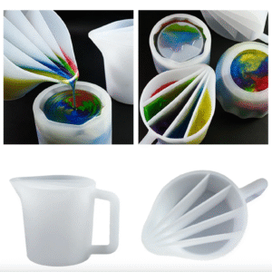 כוס ערבוב אפוקסי עם מחיצות Multi Color Pour